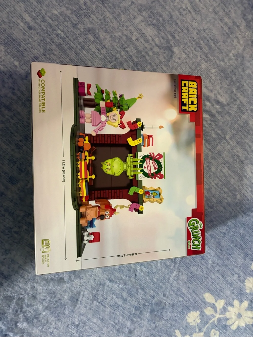 Brick Craft Grinch Holiday Playset - Green and Red